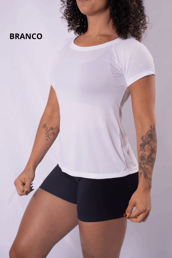 Blusa Raglan Feminina Crepe Poliamida - Imagem 7