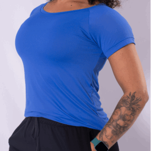 Blusa Raglan Feminina Crepe Poliamida