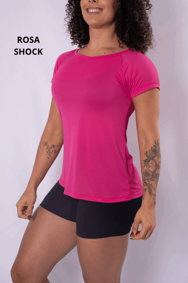 Blusa Raglan Feminina Crepe Poliamida - Imagem 3