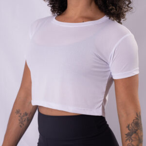 Cropped Crepe Poliamida