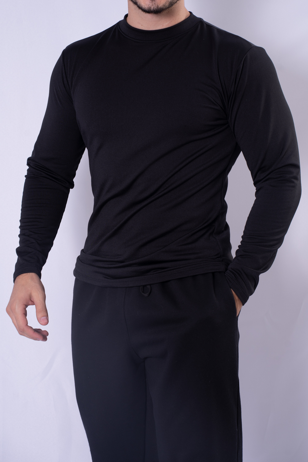 Camiseta Térmica Masculina Segunda Pele Peluciada