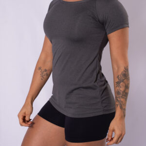 Blusa Raglan Feminina Mescla Slim