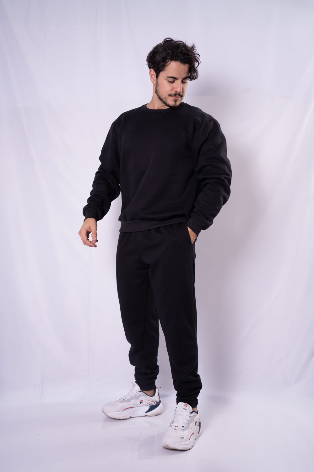 Calça Moletom Masculino Preto