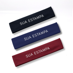 Faixa de Cabelo Personalizada com Sua Logo